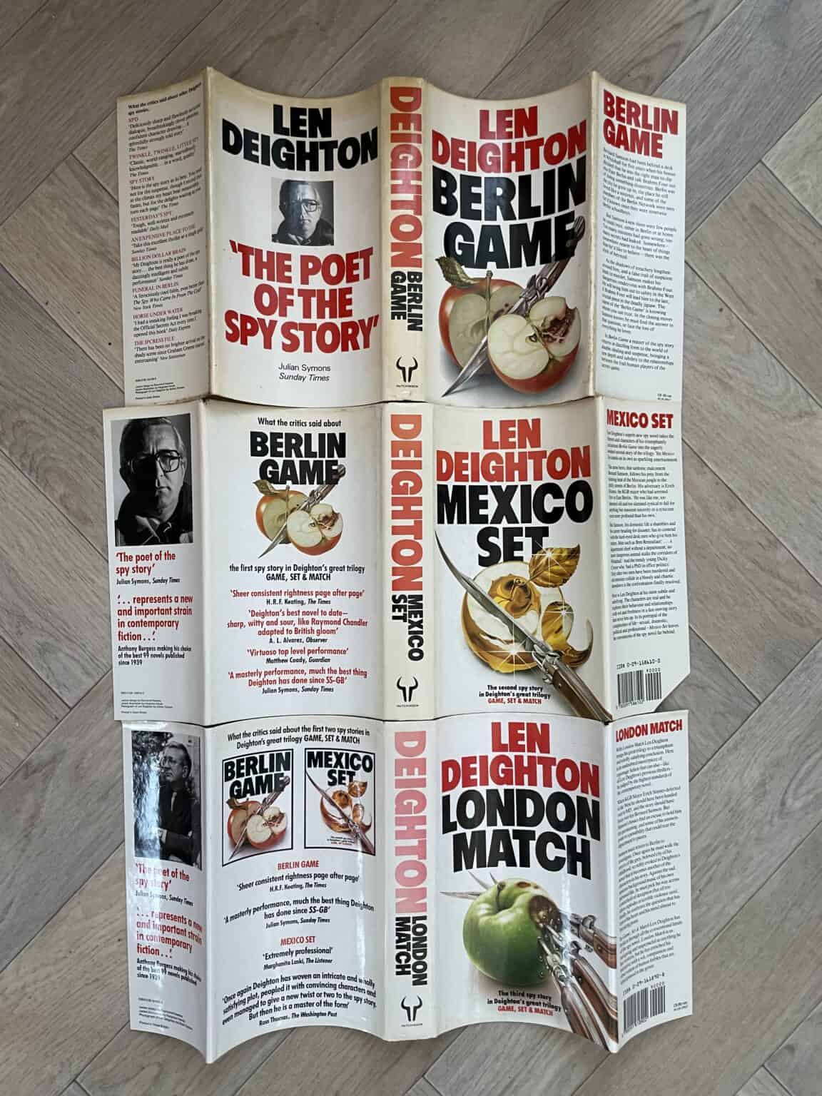 len deighton game set match first editions6