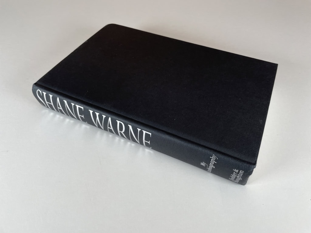 shane warne autobiography signed first4