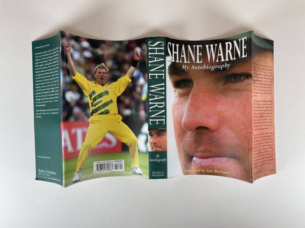 shane warne autobiography signed first5