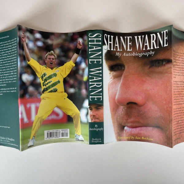 shane warne autobiography signed first5