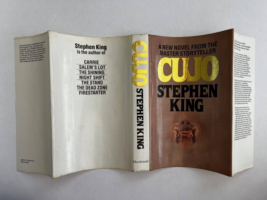 stephen king cujo first ed 85 4