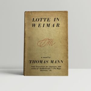 thomas mann lotte in weimar first edition1
