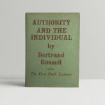 bertrand russell authority and the individual first ed1