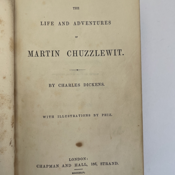 charles dickens martin chuzelwit first edition3