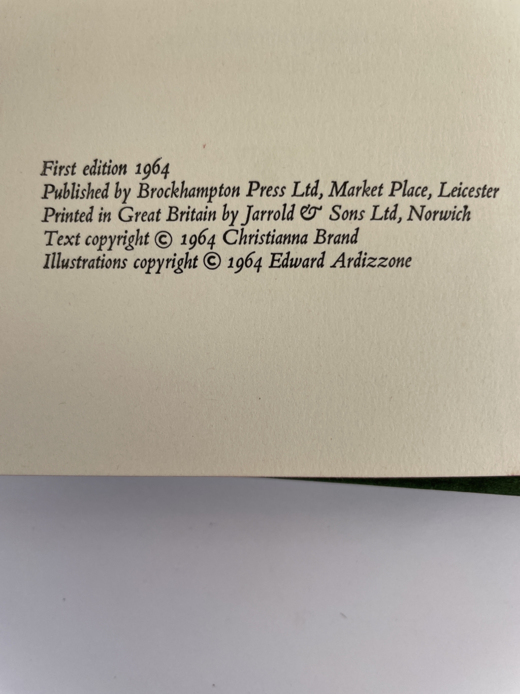 christianna brand nurse matilda first ed2