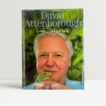 david attenborough life stories signed 1st ed1