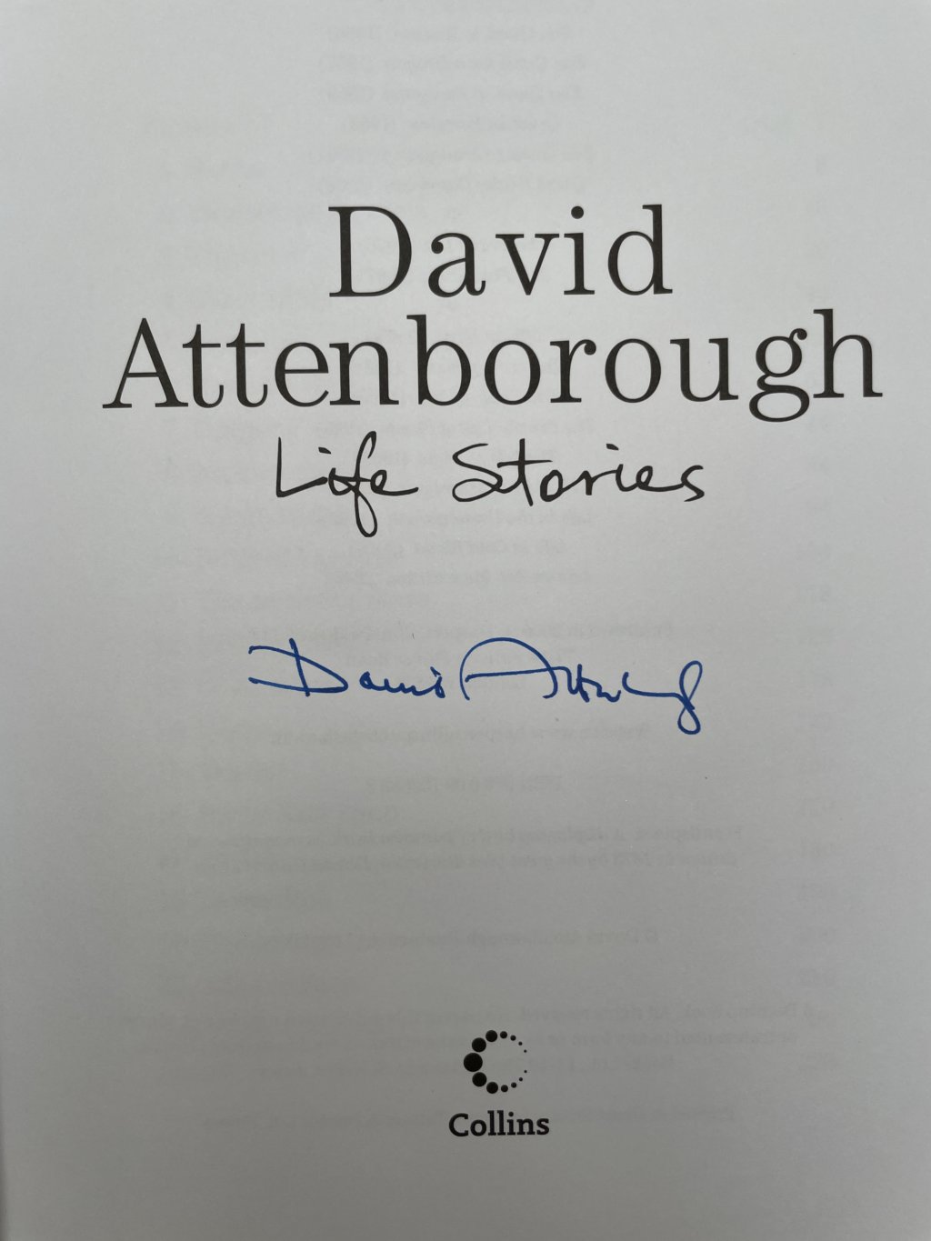 david attenborough life stories signed 1st ed2