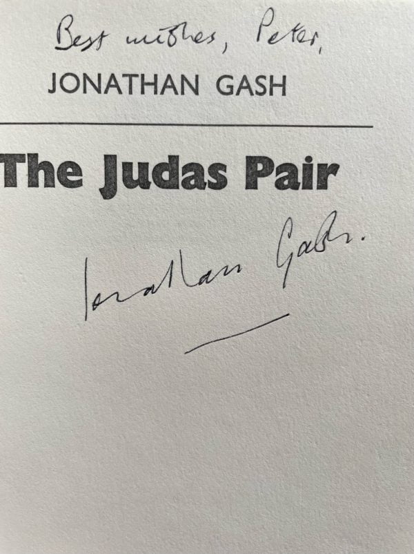 jonathan gash the judas pair signed 1st ed2
