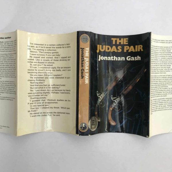 jonathan gash the judas pair signed 1st ed5