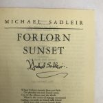 michael sadlier forlorn sun signed 1st 2