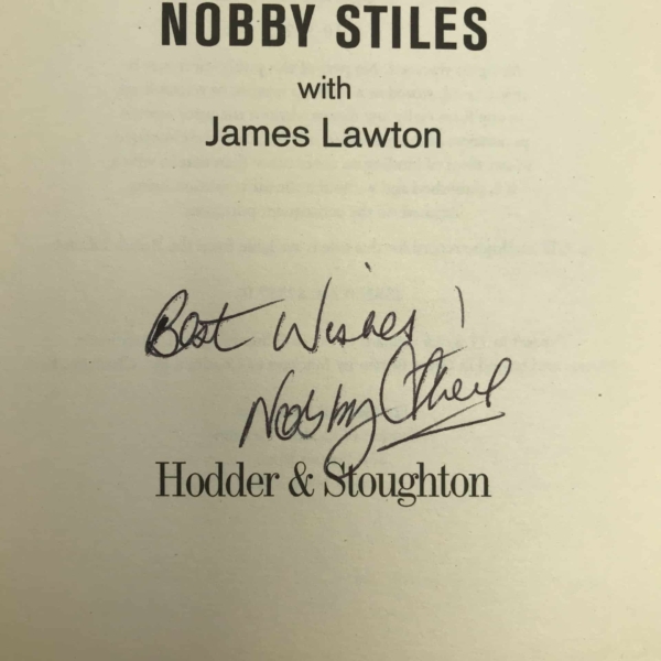 nobby stiles after the ball signed first 2