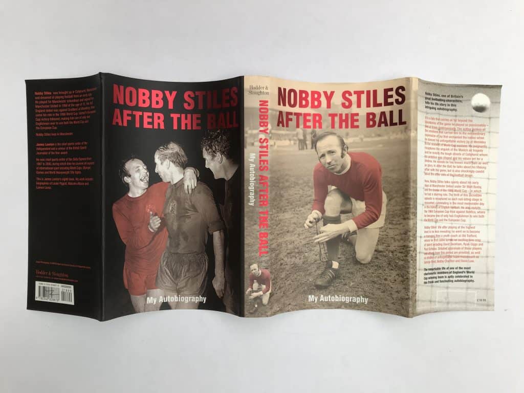 nobby stiles after the ball signed first 5