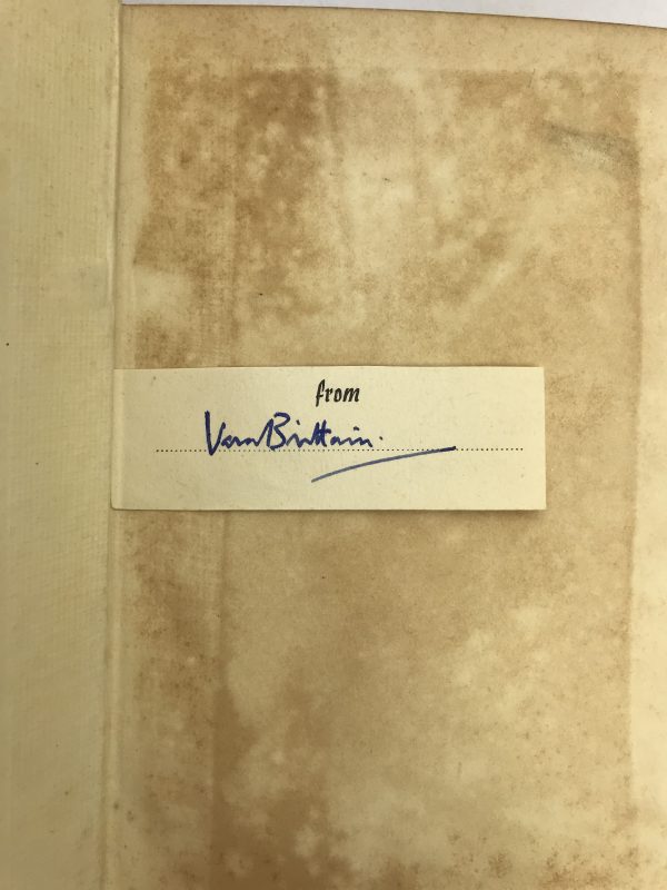 vera brittain testament of youth signed first2
