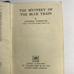 agatha christie the mystery of the blue train firsted3