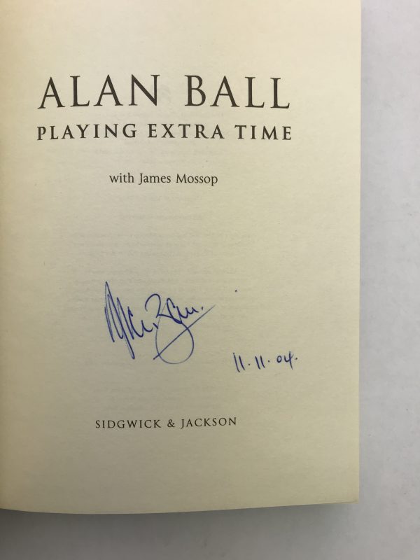 alan ball playing extra time signed 1st2