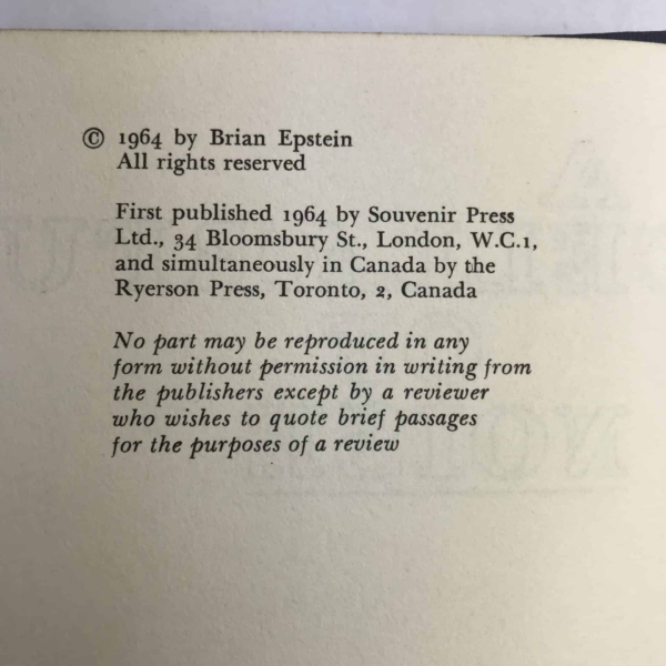 brian epstein a cellarful of noise 1sted2