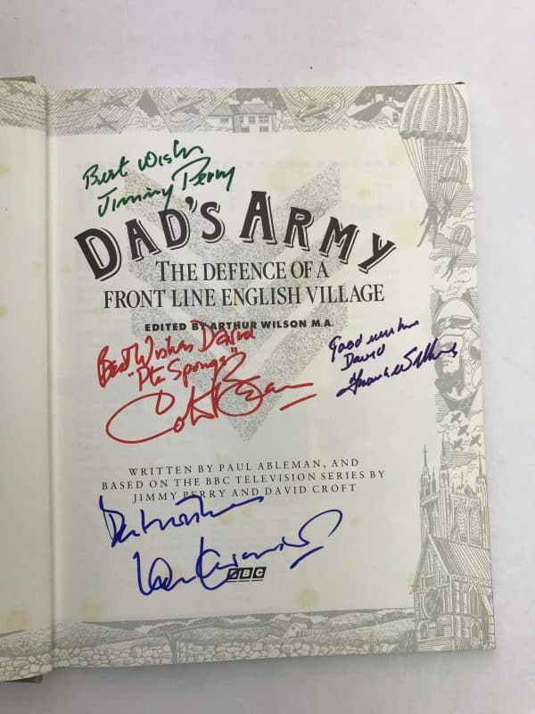 dads army signed book3
