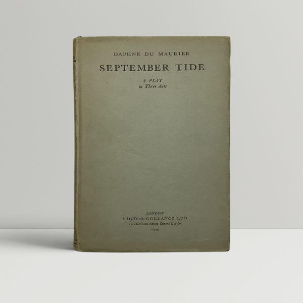 daphne du maurier september tide first ed1