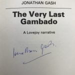 jonathan gash the very last gambado signed 1st ed2