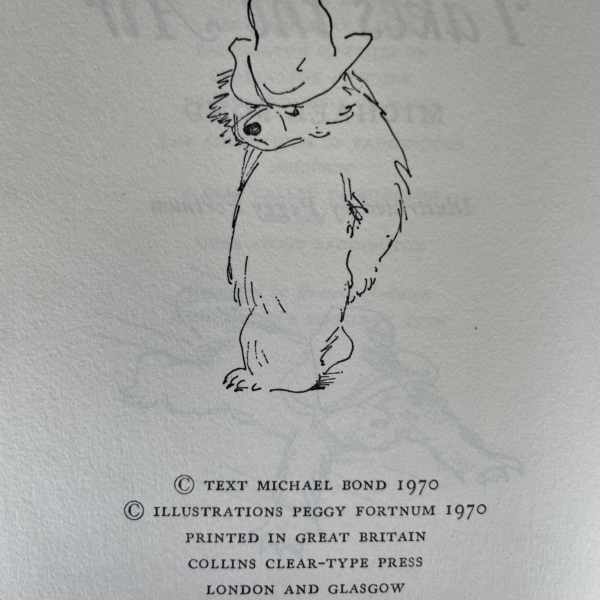 michael bond paddington takes the air first uk 2