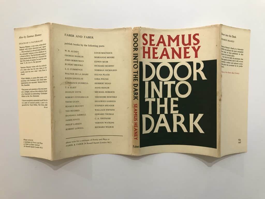 seamus heaney door into the dark 1st ed4