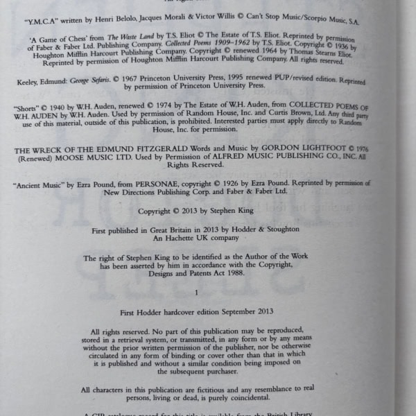 stephen king doctor sleep first uk edi 2