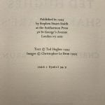 ted hughes shakespeares ovid signed2