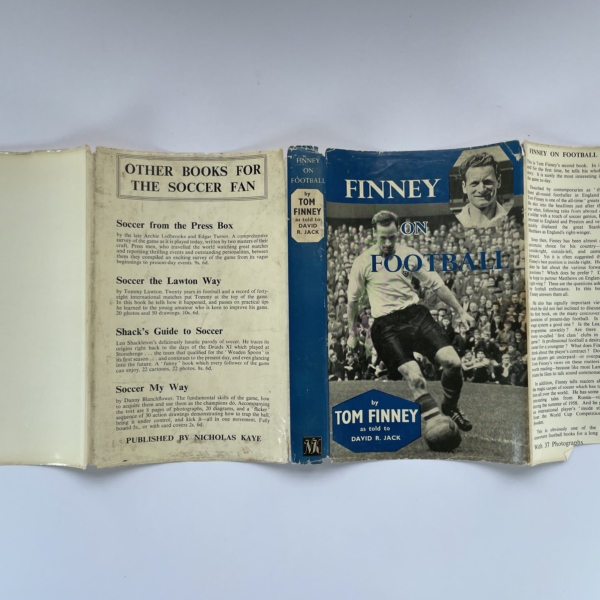 tom finney finney on football signed first 5