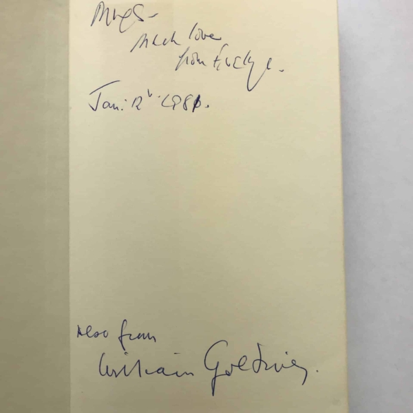 william golding rites of passage signed 1st ed2