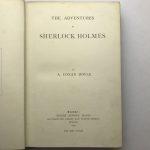 a conan doyle the adventures of sherlock holmes 1st ed2