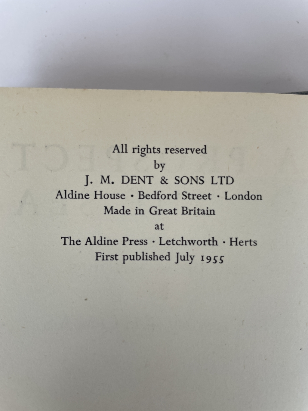 dylan thomas a prospect of the sea first ed2