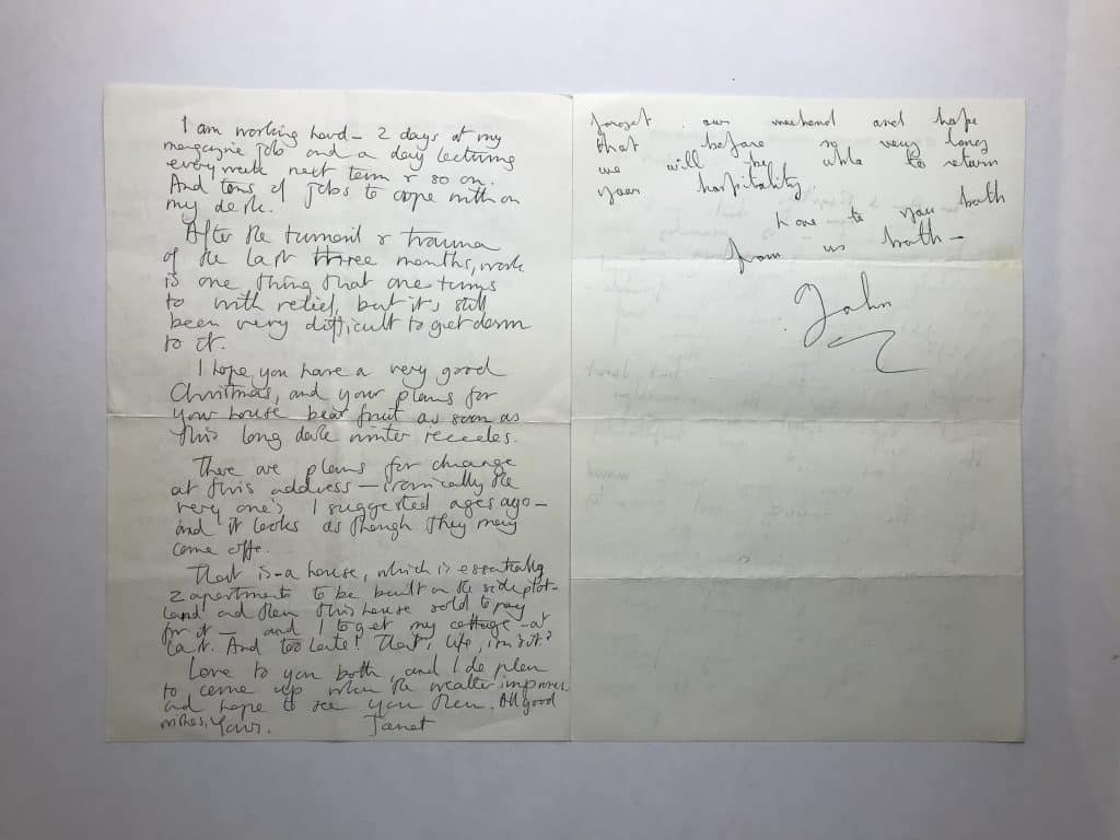 john braine letters 3