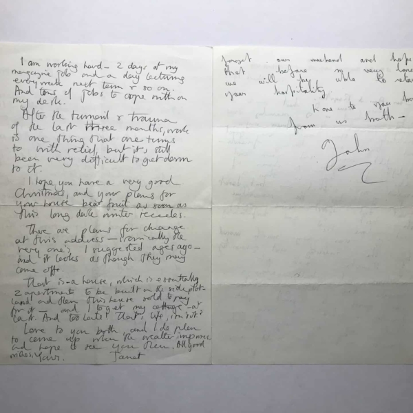 john braine letters 3