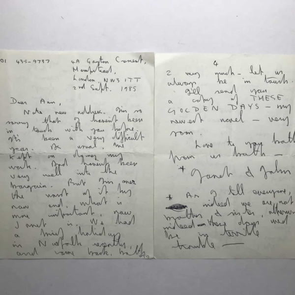 john braine letters 4