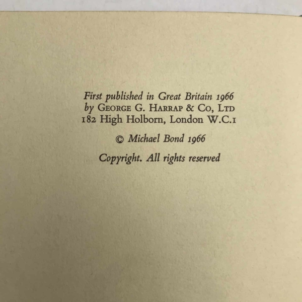 michael bond here comes thursday signed 1st ed3