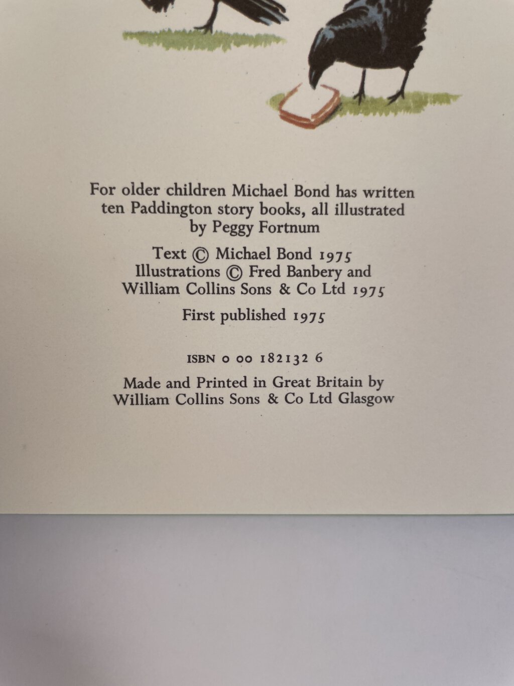 michael bond paddington at the tower first 2