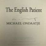 michael ondaatje the english patient signed first ed2
