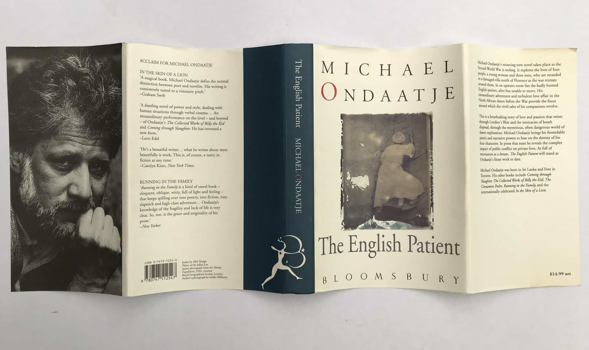 Michael Ondaatje - The English Patient - SIGNED First UK Edition 1992