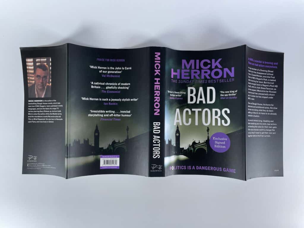 mick herron bad actors signed first5