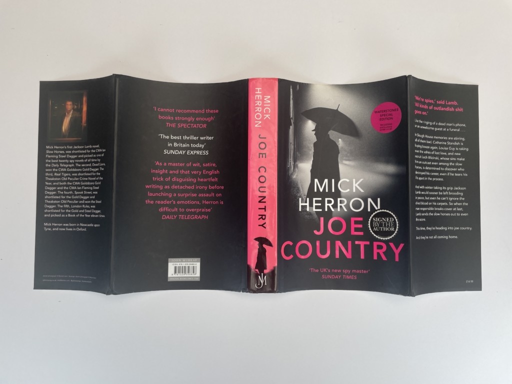 mick herron joe country signed first 5