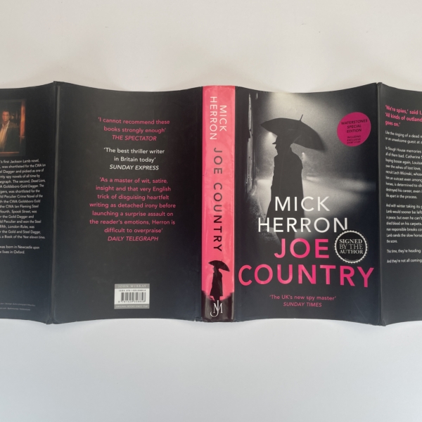 mick herron joe country signed first 5