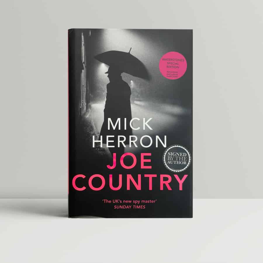 mick herron joe country signed first edition1