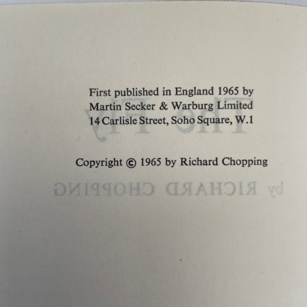 richard chopping the fly first edition2