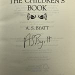 as byatt the childrens book signed 2