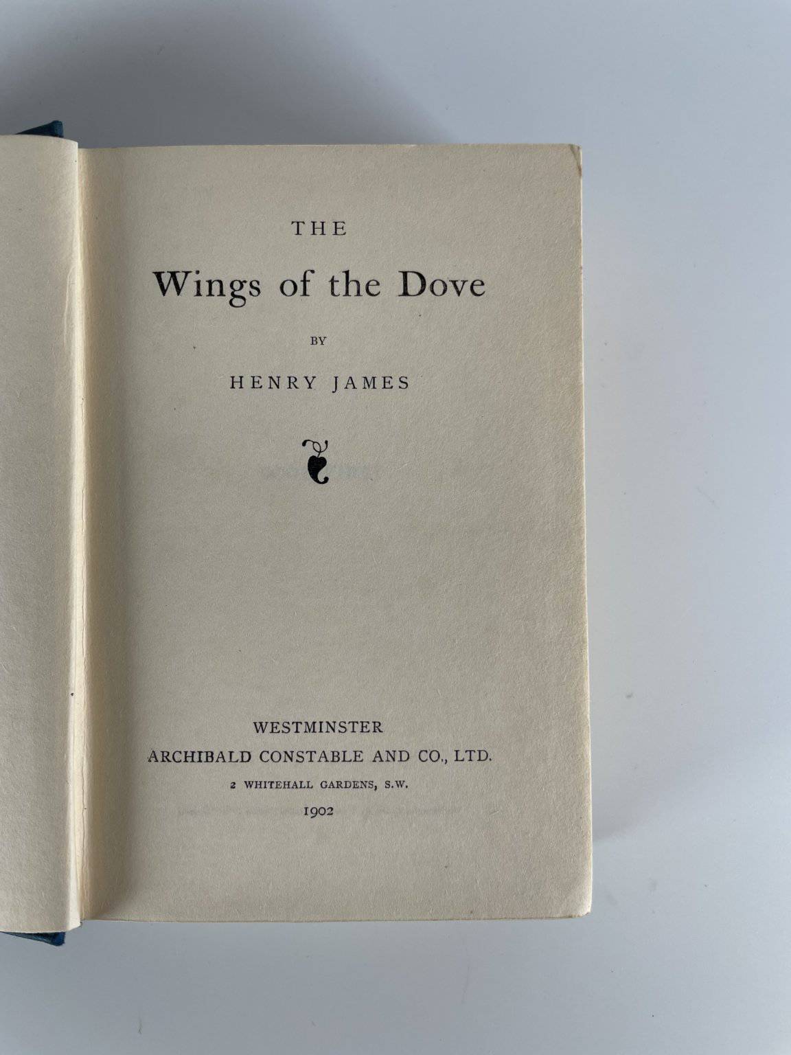 james henry the wings of a dove first ed2