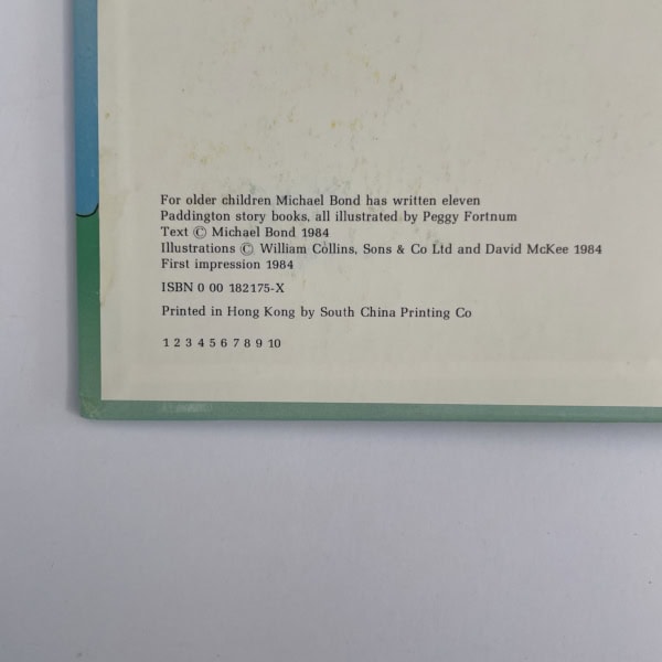 michael bond paddington and the knickerbocker rainbow first ed2