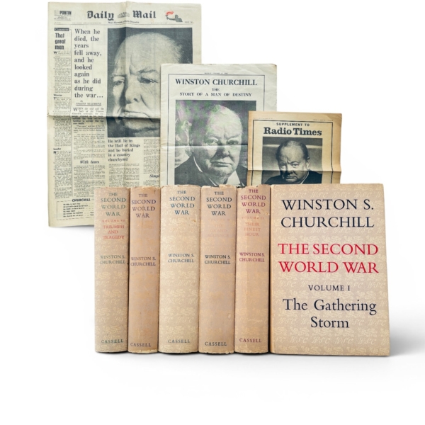 winston churchill the second world war with death newspapers1