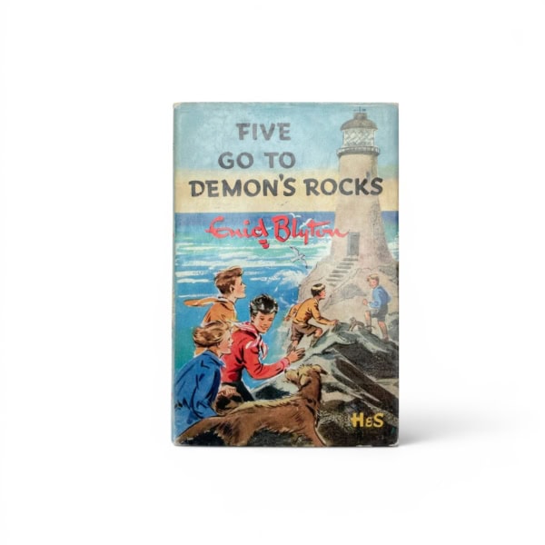 enid blyton five go to demons rock first 145 1