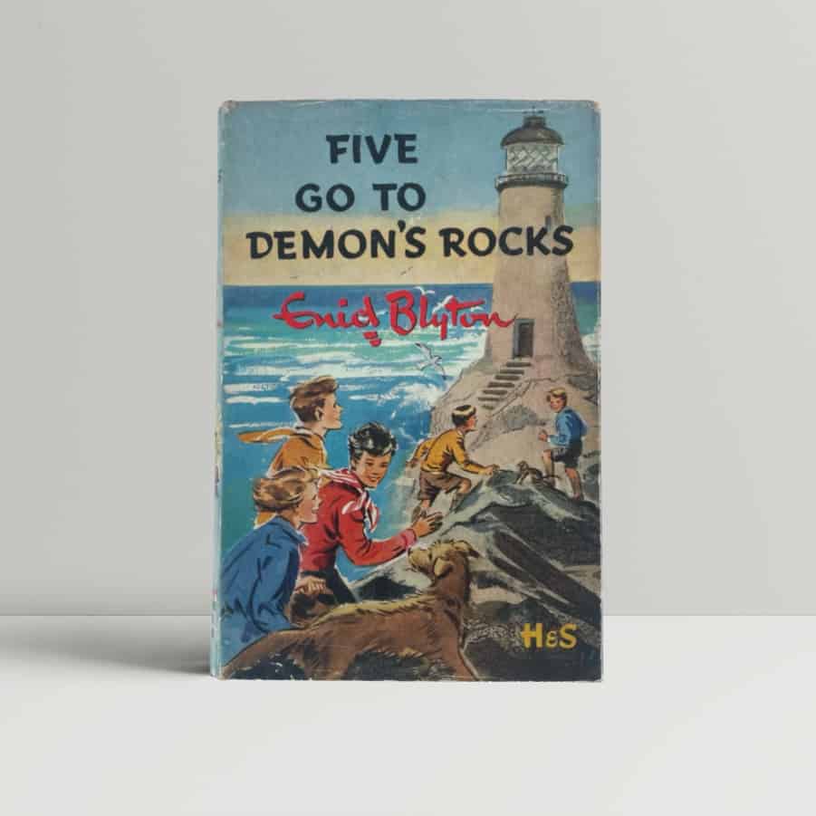 enid blyton five go to demons rock first edition1