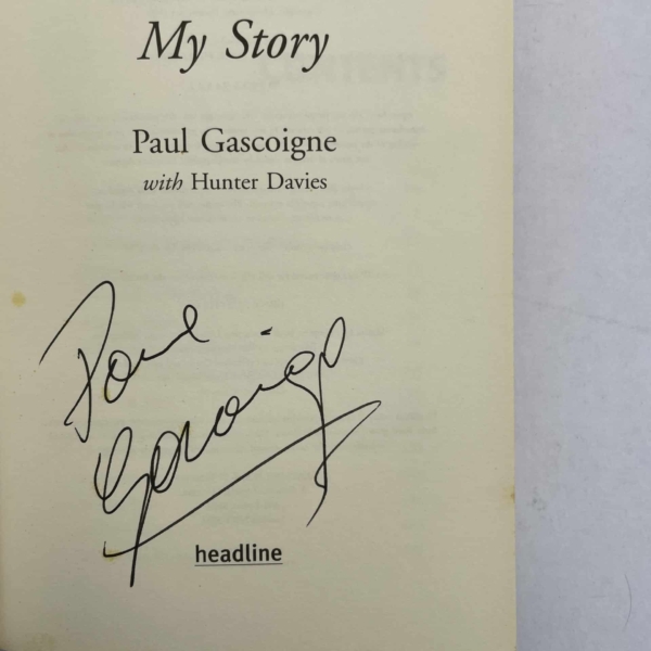 gazza my story signed first edition2